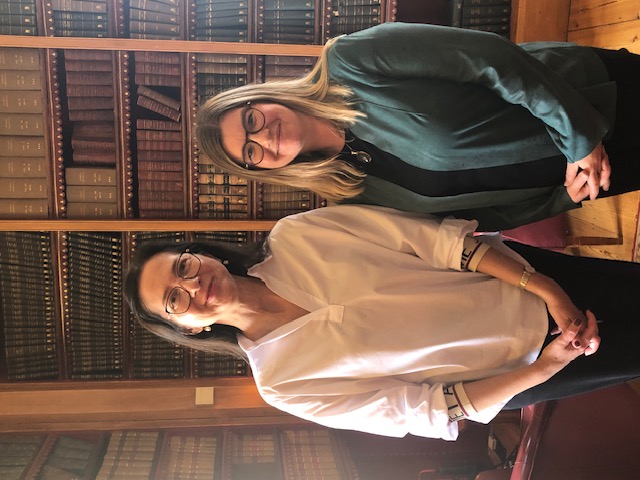 Dr Dzimińska z badaczką UCC