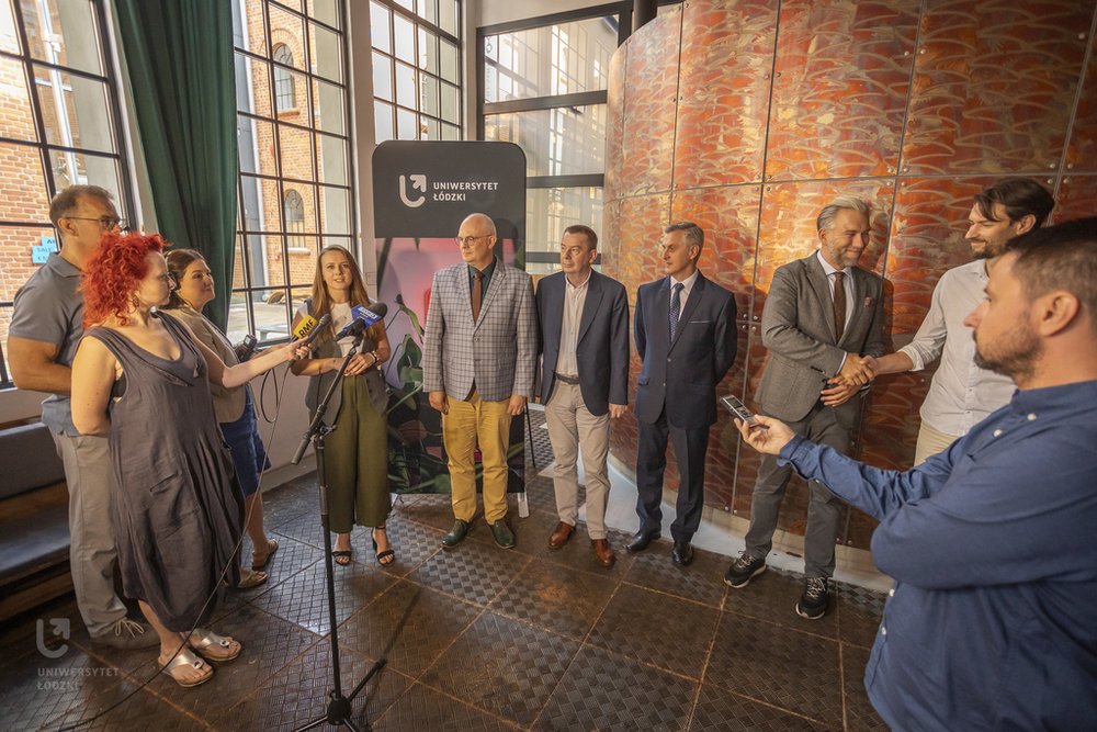 briefing podczas śniadania prasowego UŁ