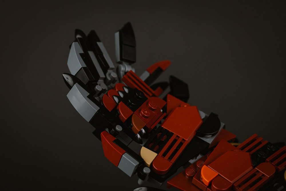 Model bielika z klocków LEGO