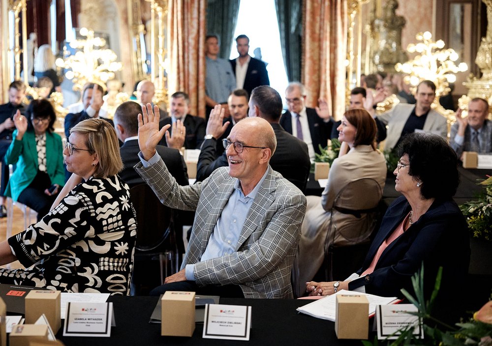 uczestnicy spotkania podczas wydarzenia