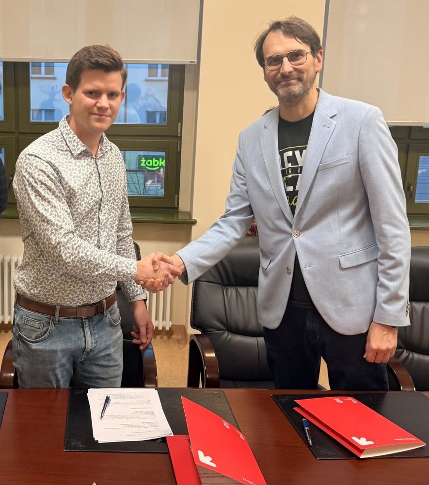 Podpisanie umowy UŁ - Kujon