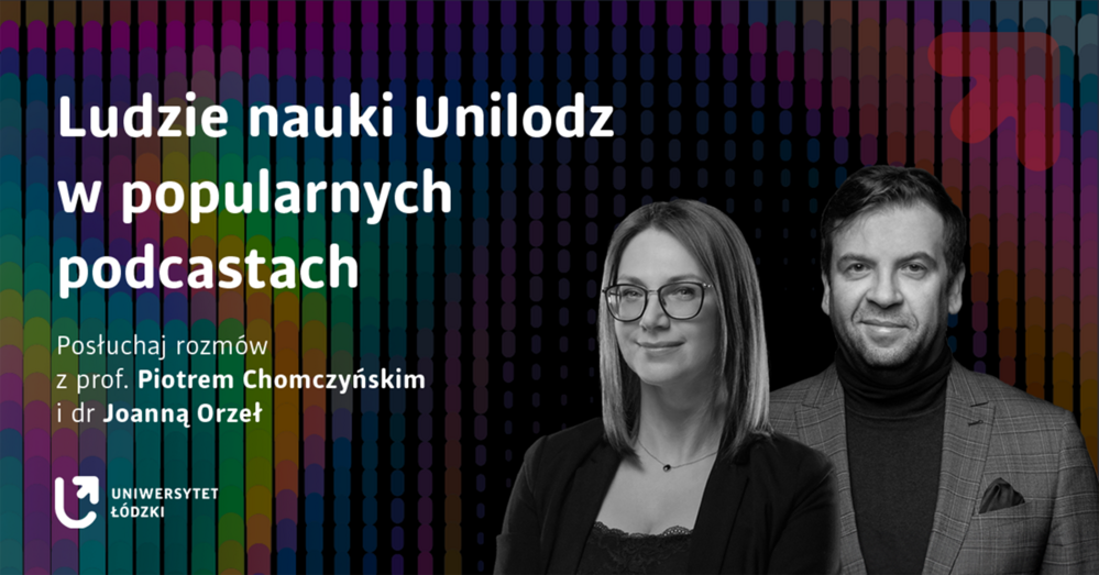 Zdjęcia portretowe prof. Piotra Chomczyńskiego i dr Joanny Orzeł Zdjęcia portretowe prof. Piotra Chomczyńskiego i dr Joanny Orzeł