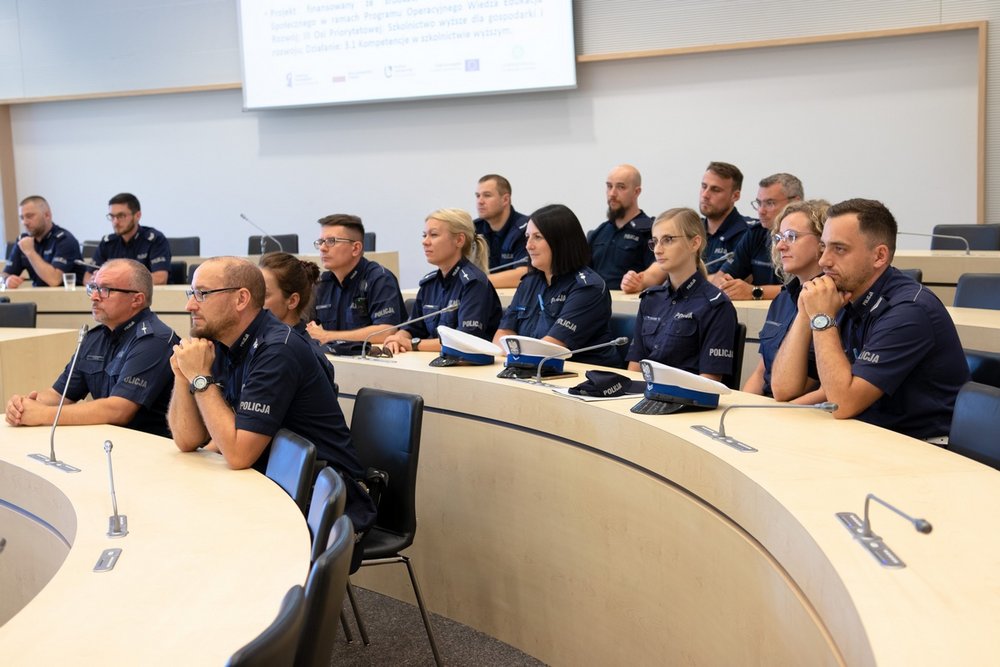 zakończenie akcji na wydziale