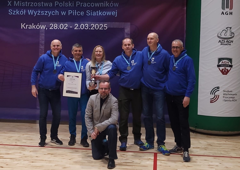 Pracownicy UŁ - wicemistrzowie polski w piłce siatkowej