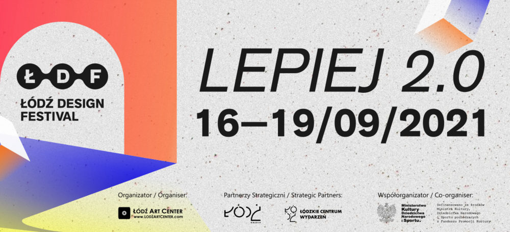 grafika zawierająca daty festiwalu i hasło Lepiej 2.0.