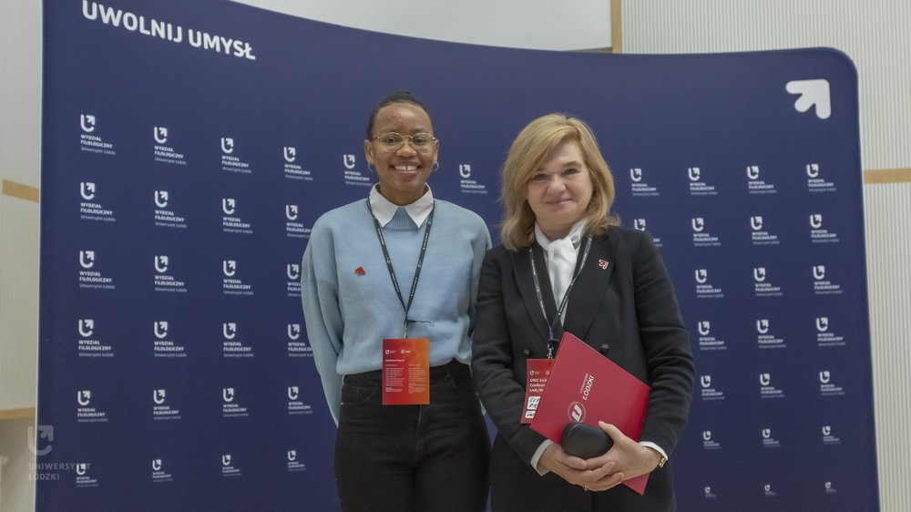 Rumbidzai Hodzonge i prof. Elżbieta Żądzińska