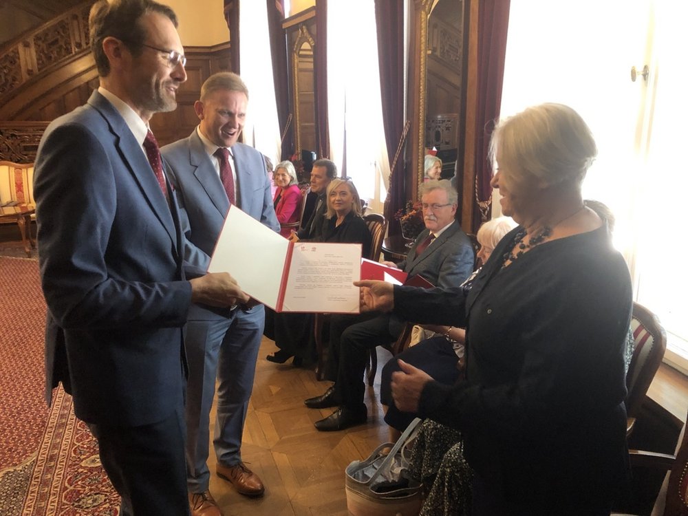 Spotkanie rektora UŁ z pracownikami uczelni odchodzącymi na emeryturę