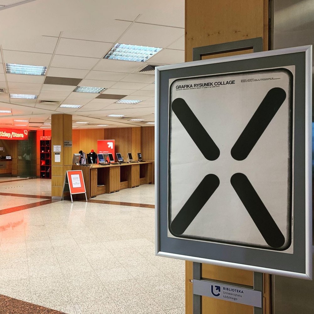 plakat grafika rysunek Collage