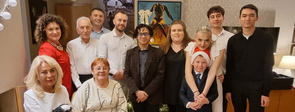 Uczestnicy akcji Gość na Gwiazdkę