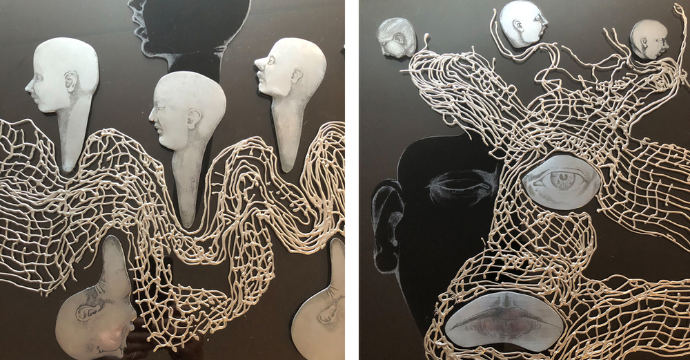 prace z cyklu Tkanka społeczna Tamary Sass