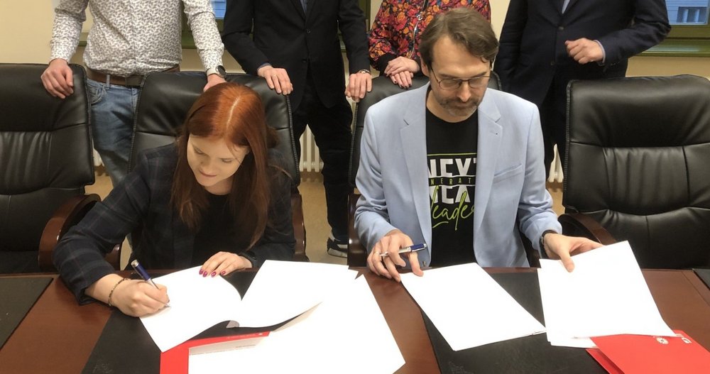 Podpisanie umowy UŁ - Kujon