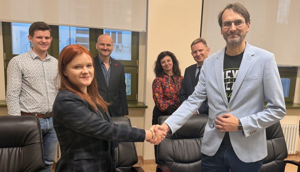 Podpisanie umowy UŁ - Kujon