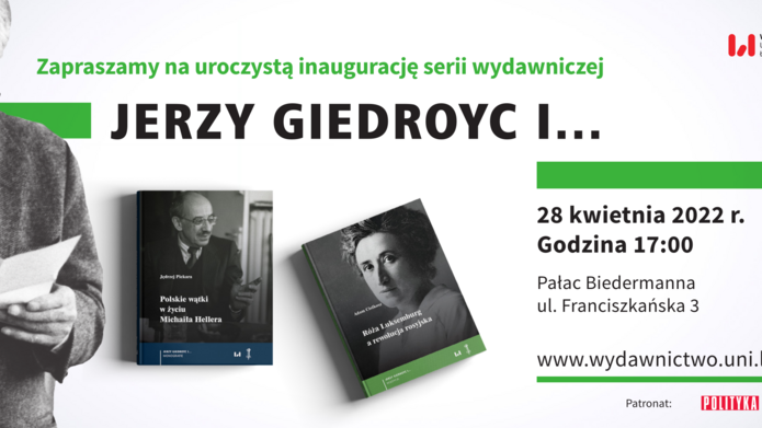 Zaproszenie na wydarzeni z serii Jerzy Giedroyc i...