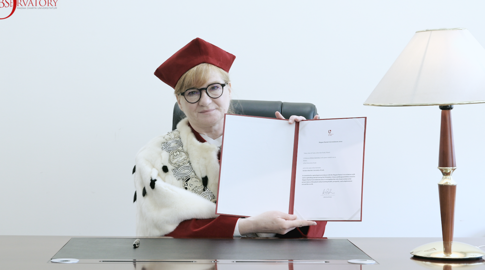 Prof. Elżbieta Żądzińska, rektor Uniwersytetu Łódzkiego