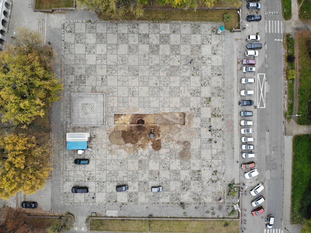 Rynek Starego Miasta z lotu ptaka 