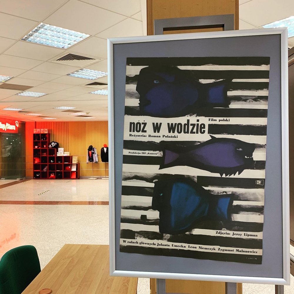 plakat Nóż w wodzie