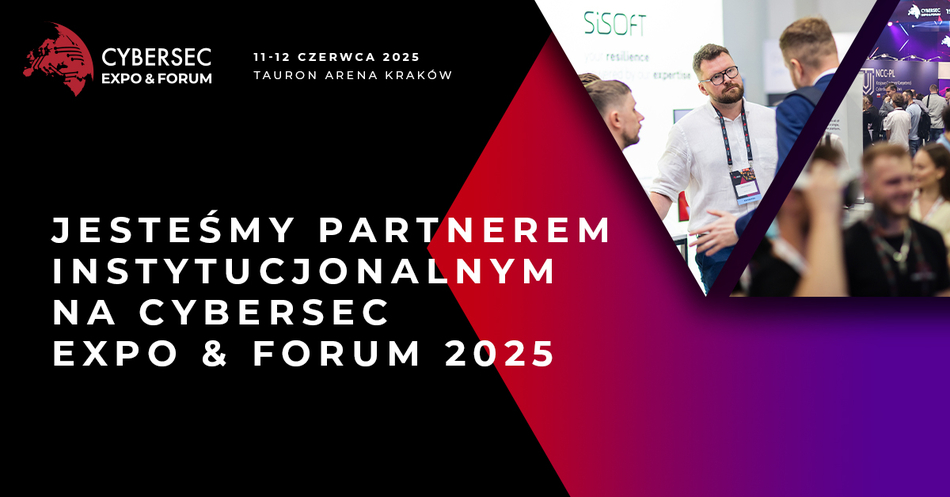 Plakat promujący wydarzenie CYBERSEC EXPO & FORUM