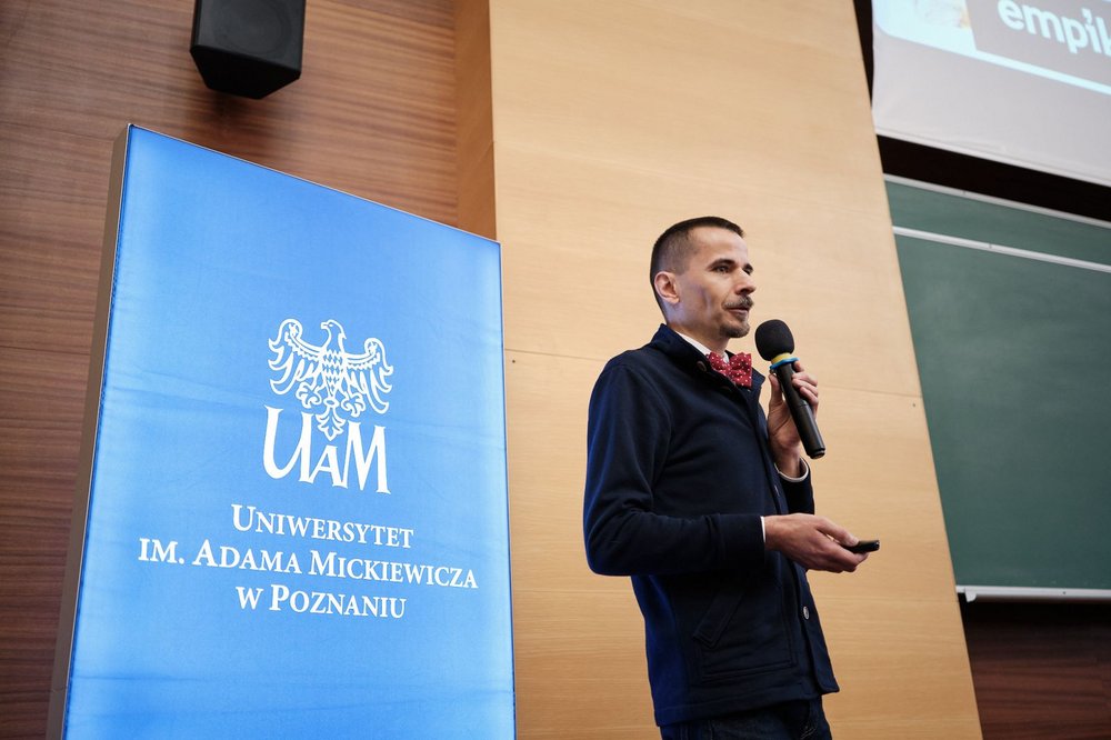 Prof. Krzysztof Pabis na konferencji UAM w Poznaniu