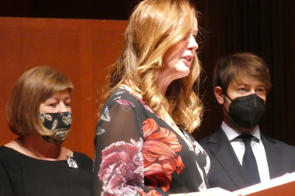 prof. Monika Wiśniewska-Kin podczas gali