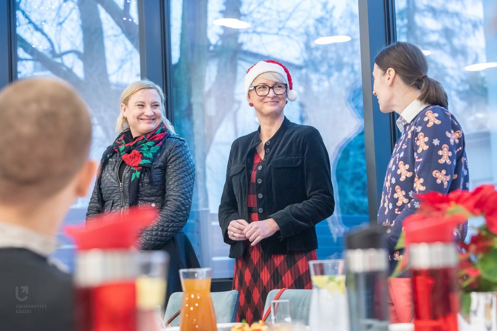 uroczyste obiady wigilijne dla zagranicznych studentów UŁ