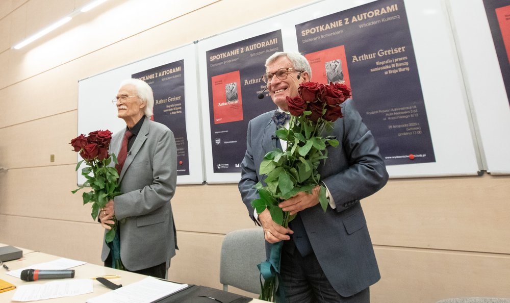 Dr Dieter Schenk i prof. Witold Kulesza