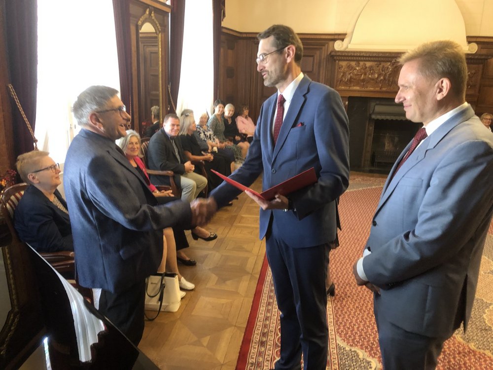 Spotkanie rektora UŁ z pracownikami uczelni odchodzącymi na emeryturę