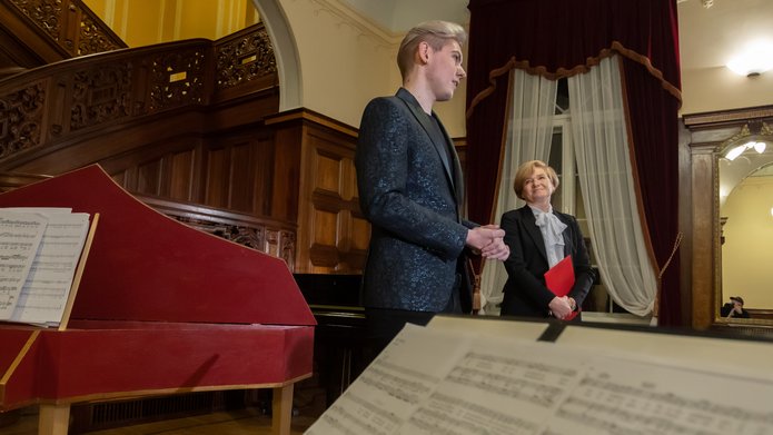 koncert w Pałacu Biedermanna, Rektor UŁ