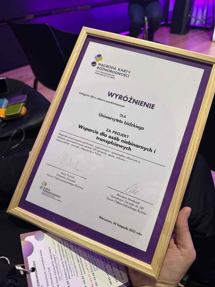 Dyplom wyróżnienia