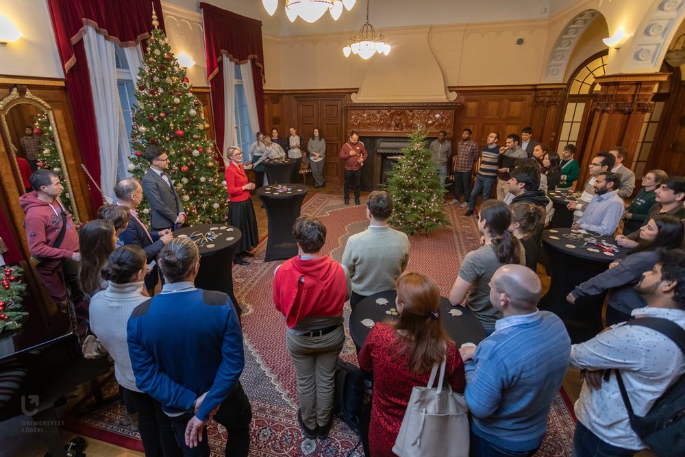 Świąteczne spotkanie z zagranicznymi naukowcami i doktorantami UŁ 