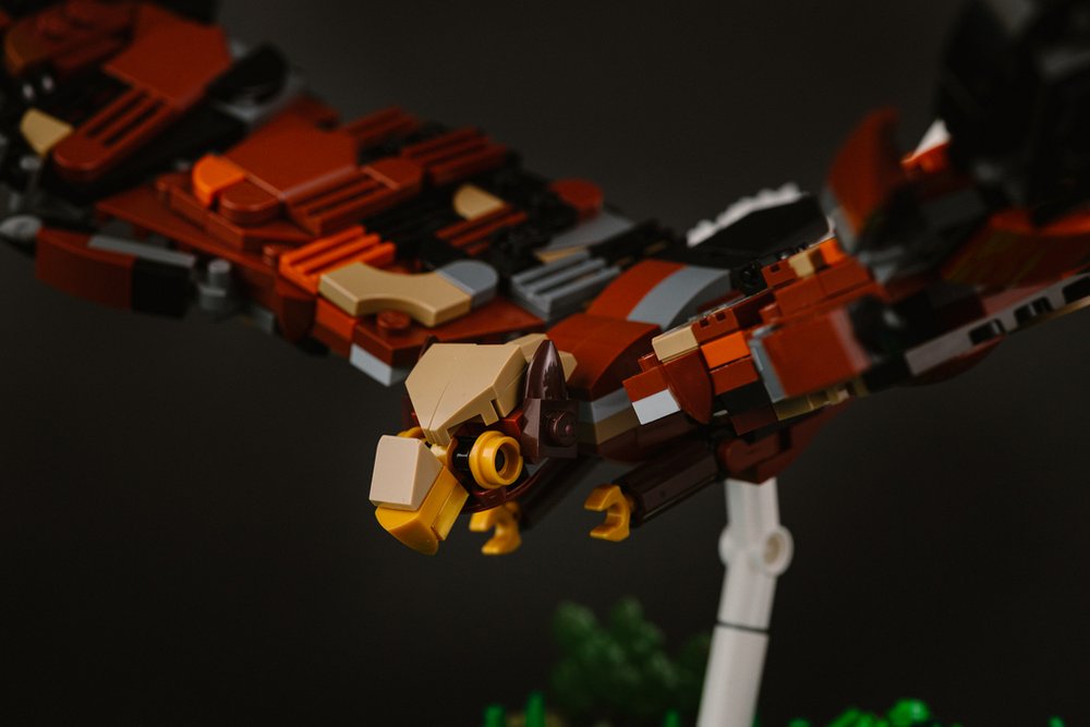 Model bielika z klocków LEGO