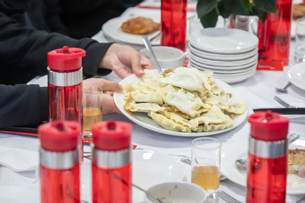 uroczyste obiady wigilijne dla zagranicznych studentów UŁ