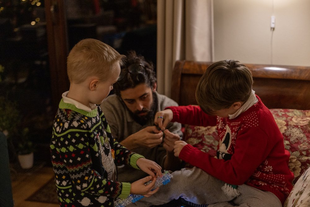 Uczestnicy akcji Gość na Gwiazdkę