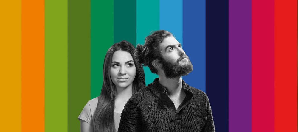 kobieta i mężczyzna - studenci UŁ