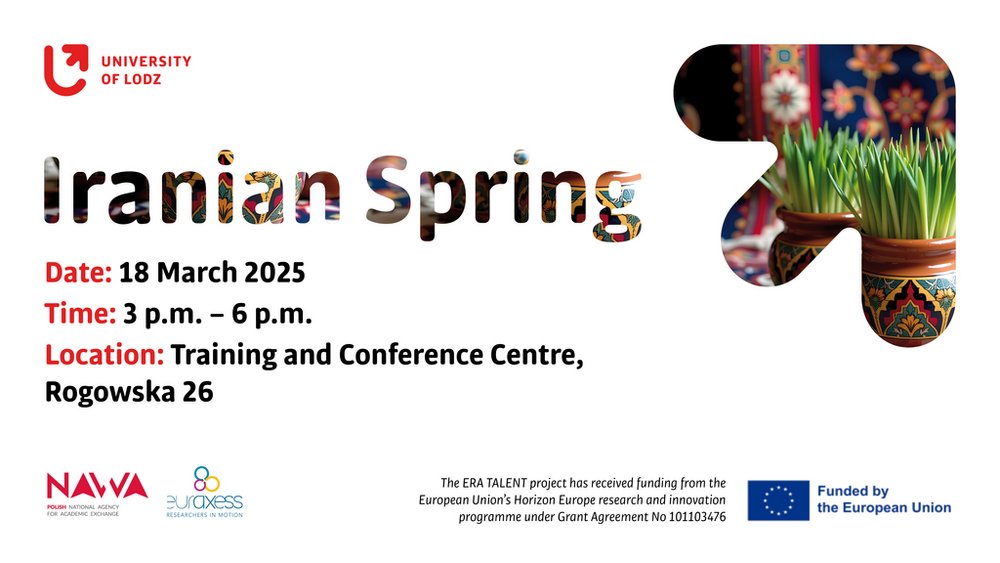 Baner z napisem Iranian Spring