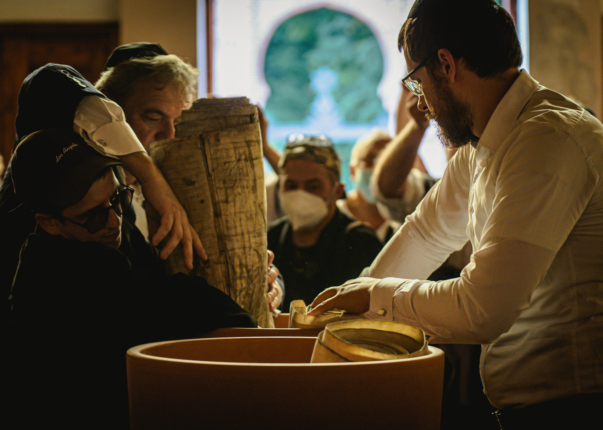 pogrzeb zwojów Tory