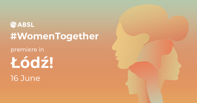 Grafika promująca ABSL Woman Together Lodz 