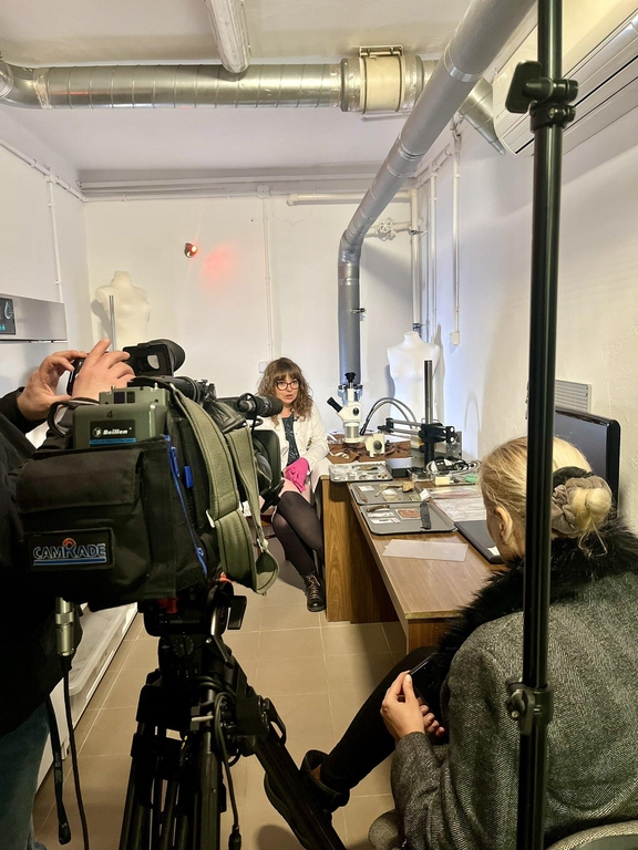 dr Magdalena Majorek-Lipowicz podczas nagrania programu