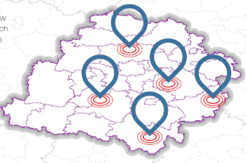 mapa województwa łódzkiego
