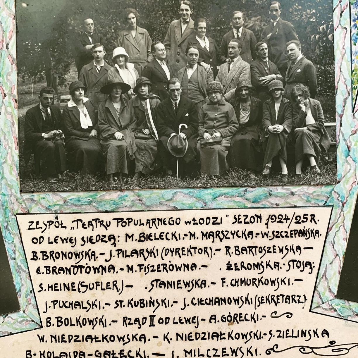 Archiwalne zdjęcie aktorów