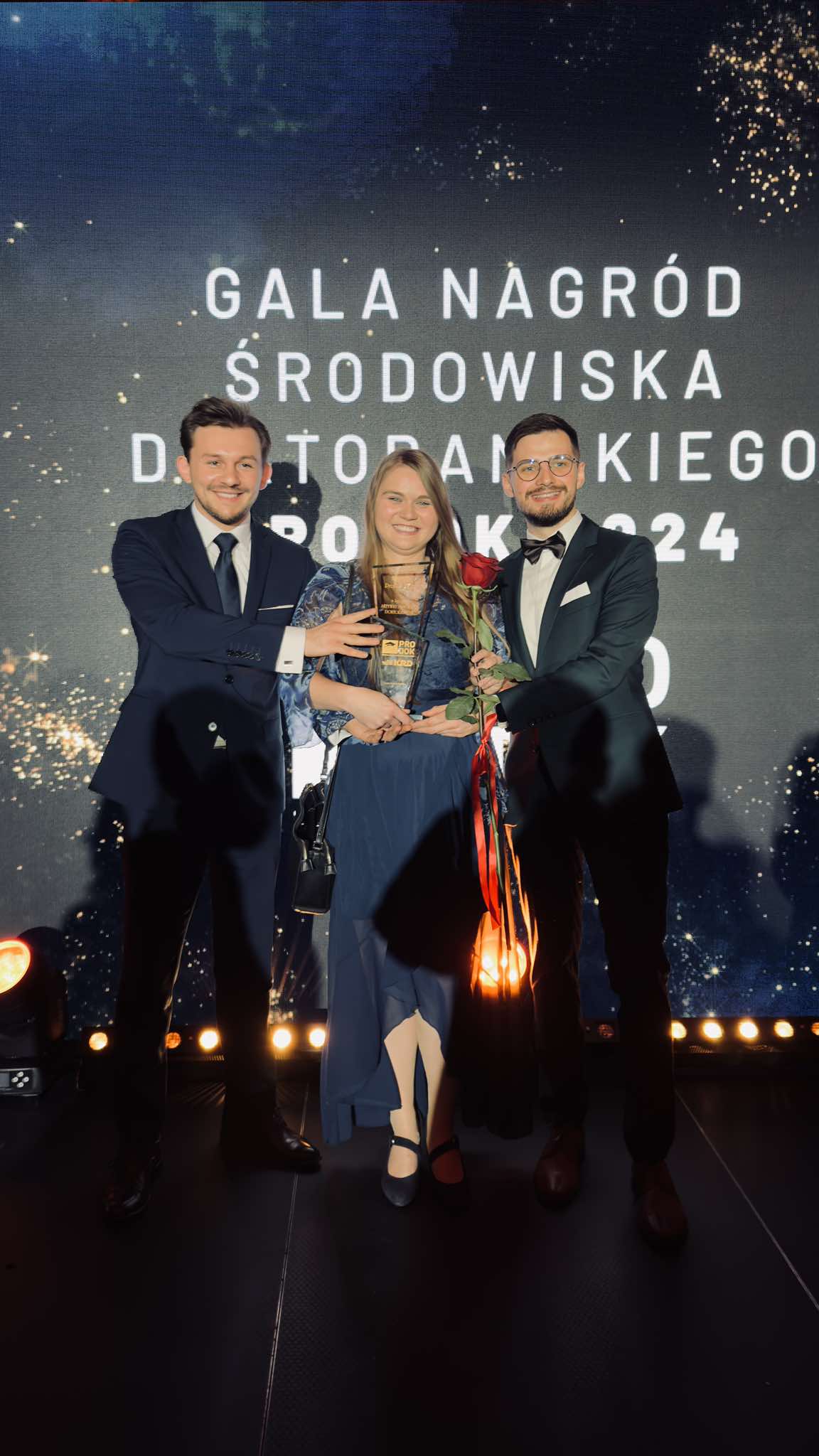 Przedstawiciele URSD UŁ z nagrodą