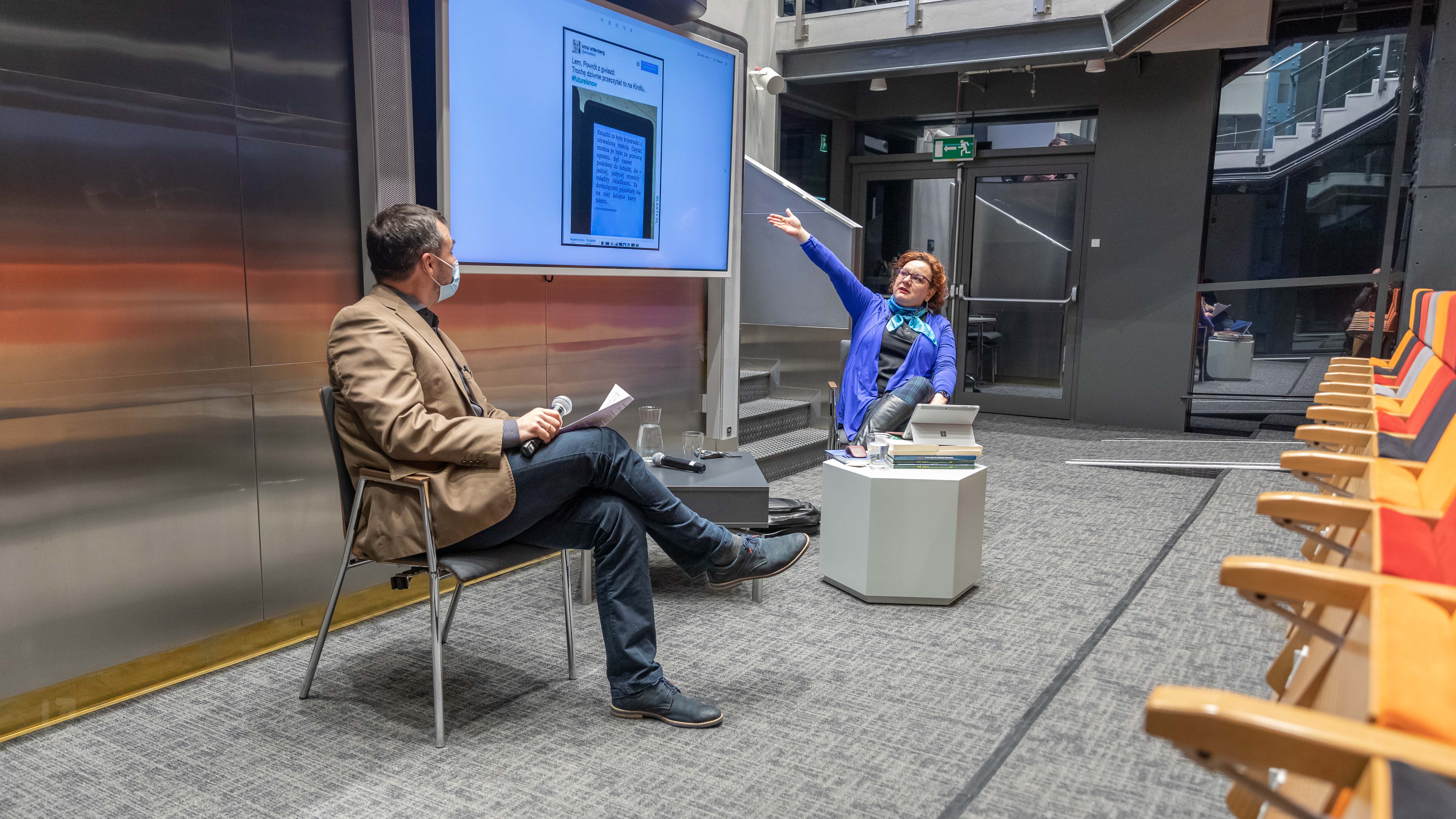 Dwa światy Lema - spotkanie w EC1 - prowadzący