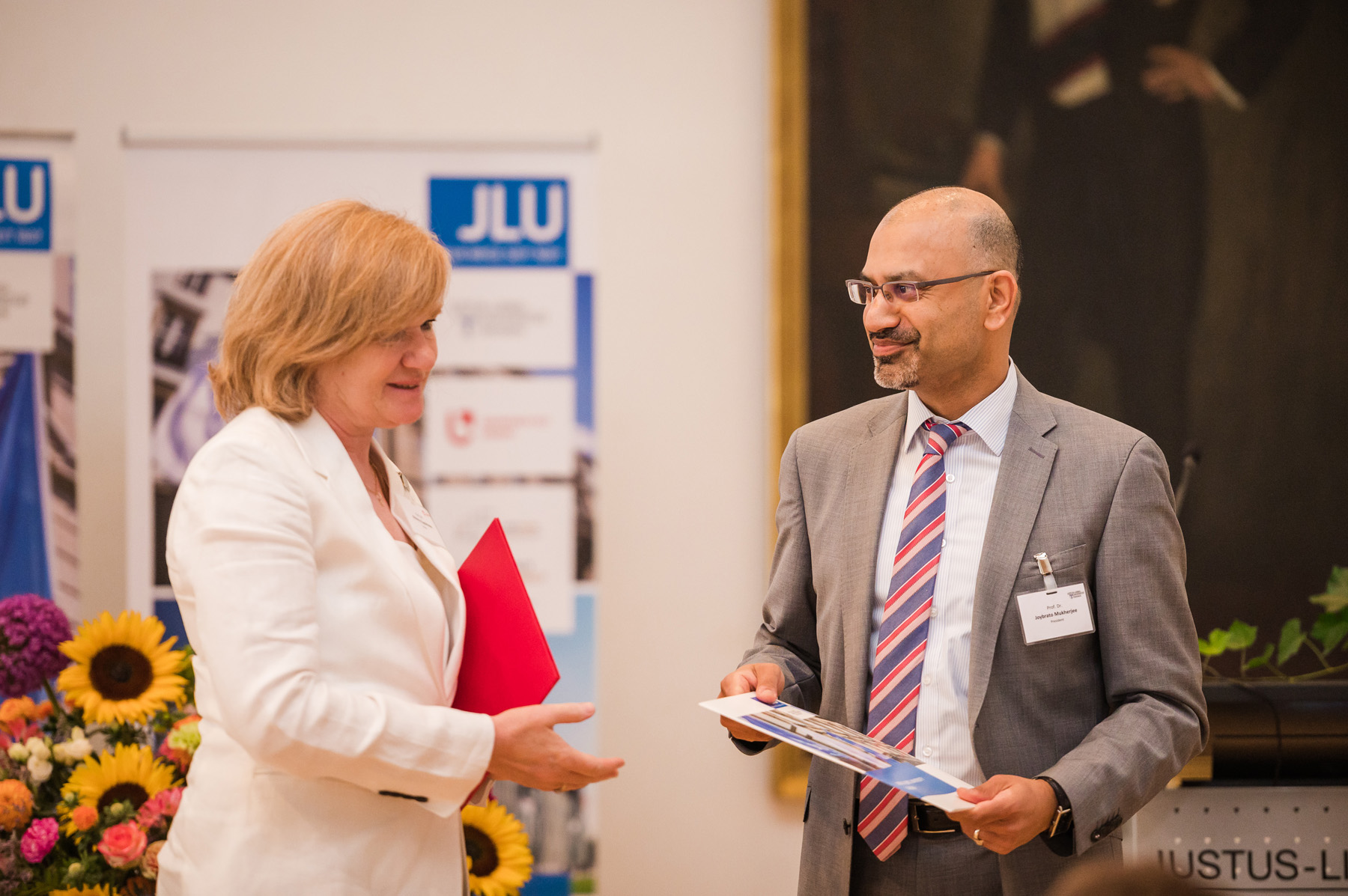 Rektor UŁ i rektor JLU w Giessen