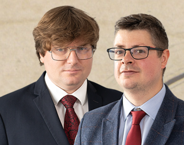 dr Tomasz Lachowski i dr Tomasz Piątkowski