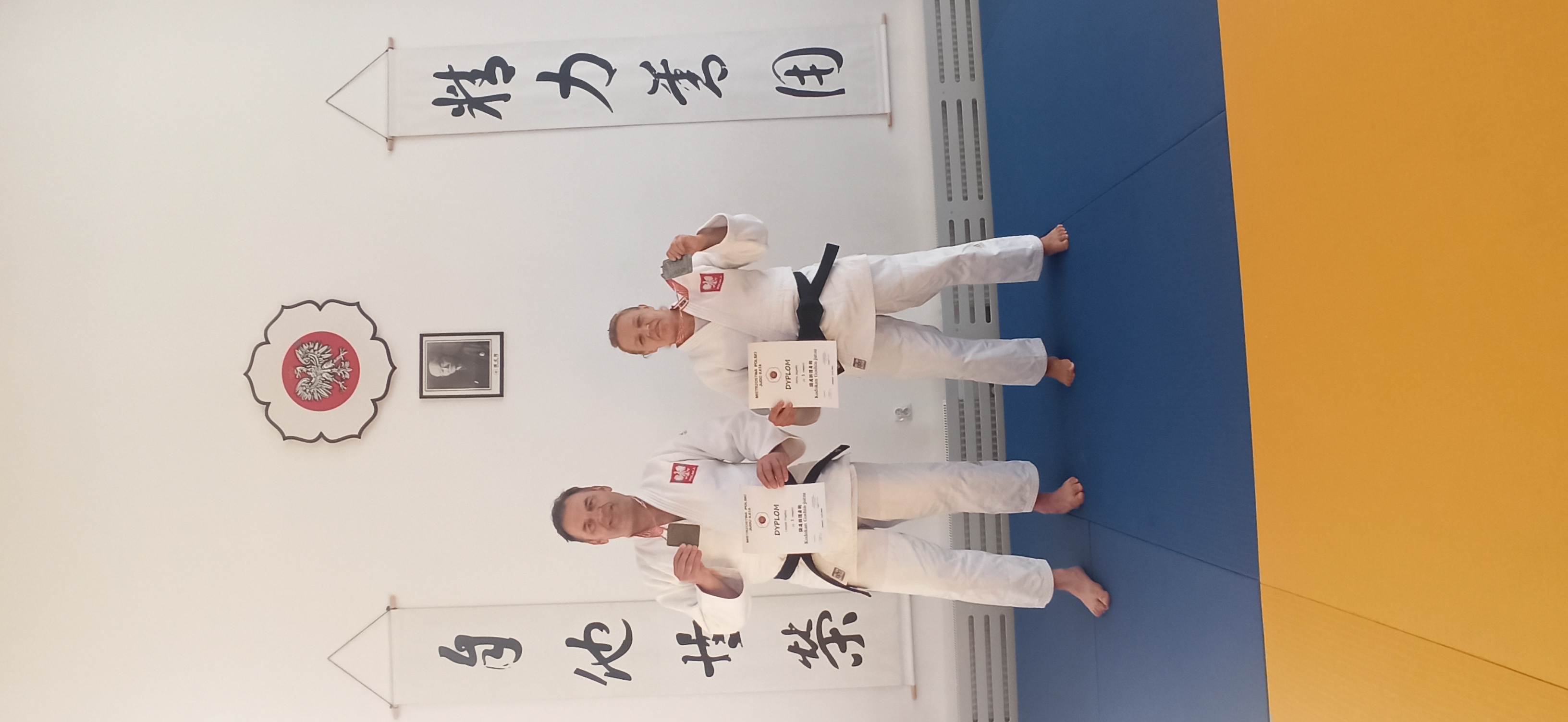 zawodnicy AZS Łódź Leszek Piąstka i Anna Jagiełło z medalami