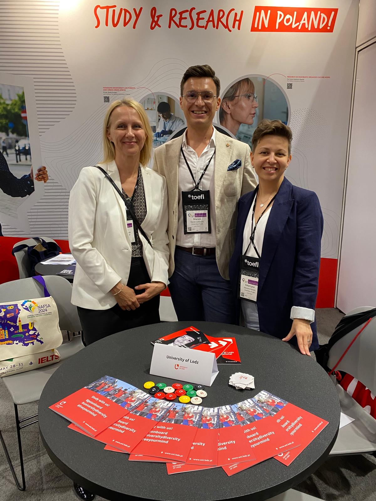 Delegacja UŁ na targach NAFSA w Nowym Orleanie