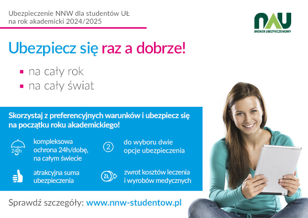 dziewczyna reklamująca polisę 