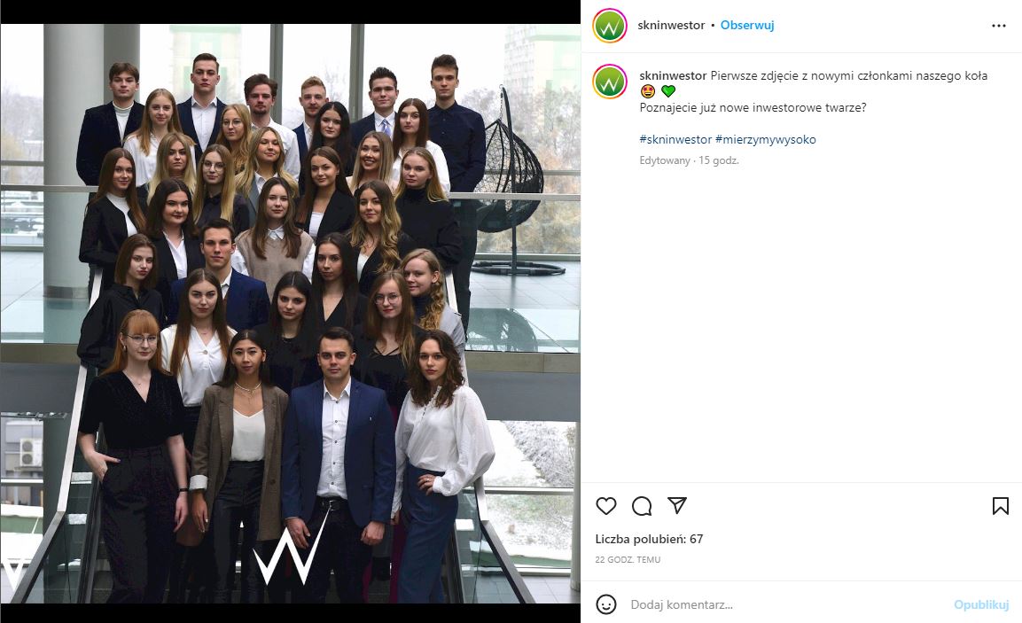 zrzut ekranu SKN Inwestor