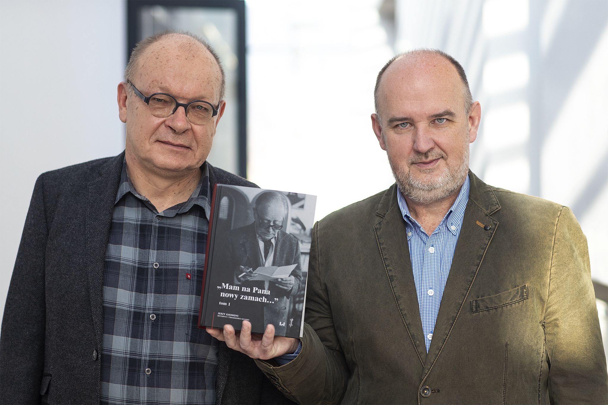 Prof. Rafał Stobiecki i Prof. Sławomir Nowinowski, UŁ