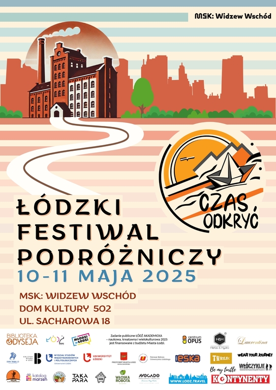 logo Łódzkiego Festiwalu Podróżniczego