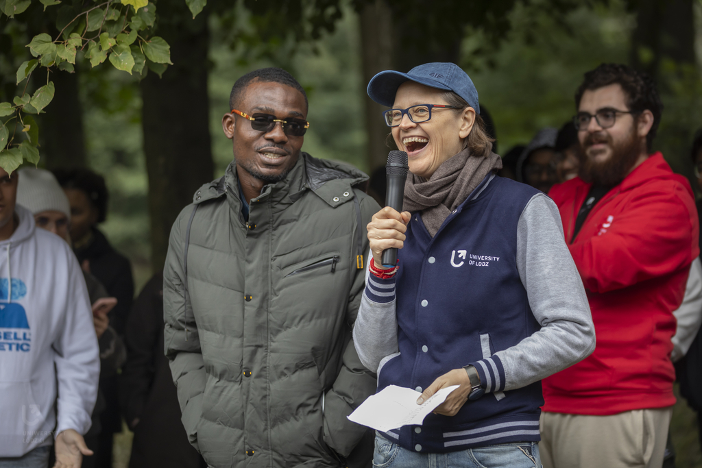 Zabawa podczas Welcome Meeting & BBQ dla zagranicznych studentów UŁ